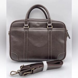 Luxorro Laptop Bag~Men & Women Brief Case Computer Bag Shoulder Bag Brown$300